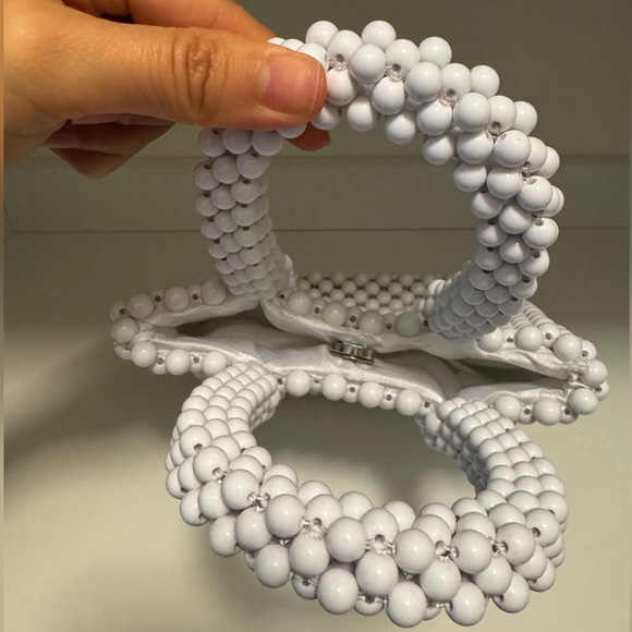 Dual Handle Mini Beaded Bag - Picture 7 of 16